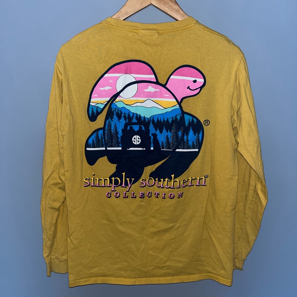 Simply Southern turtle long sleeve shirt - Picture 2 of 9